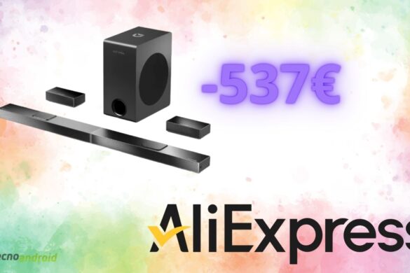 AliExpress fa un regalo a tutti: una Soundbar a basso prezzo