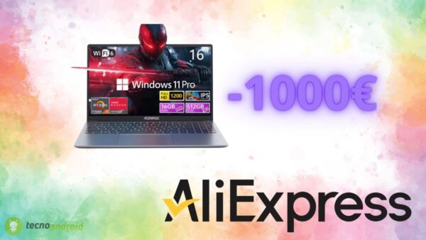 Notebook Windows a prezzo da SALDO su AliExpress: lo sconto è valido per poco