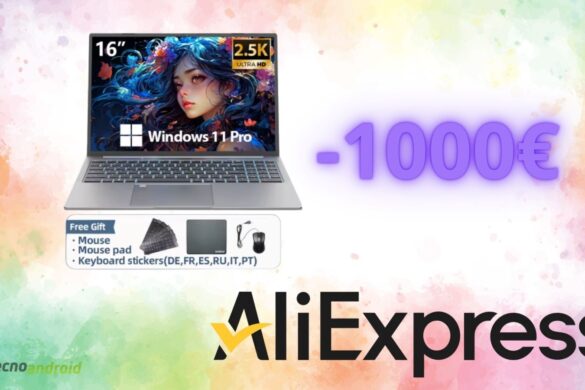 AliExpress lancia lo sconto più folle di settembre: notebook in offerta di 1000 euro