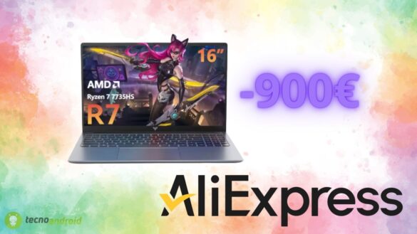 AliExpress, lo sconto di oggi sul notebook da gaming è da NON PERDERE