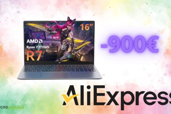 AliExpress, lo sconto di oggi sul notebook da gaming è da NON PERDERE
