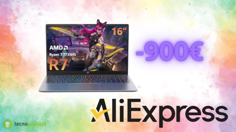 AliExpress, lo sconto di oggi sul notebook da gaming è da NON PERDERE
