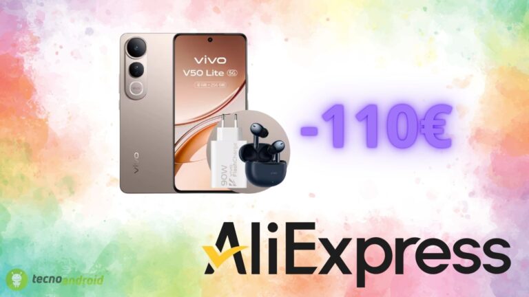 Vivo V50 Lite è scontato di 100 euro su AliExpress: acquistatelo qui