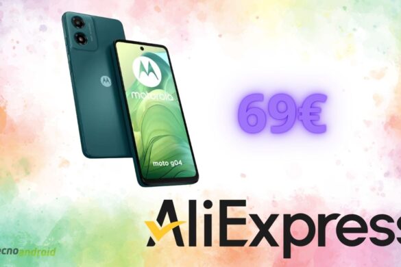 AliExpress: sconto da non perdere sul Motorola G04, costa solo 69€