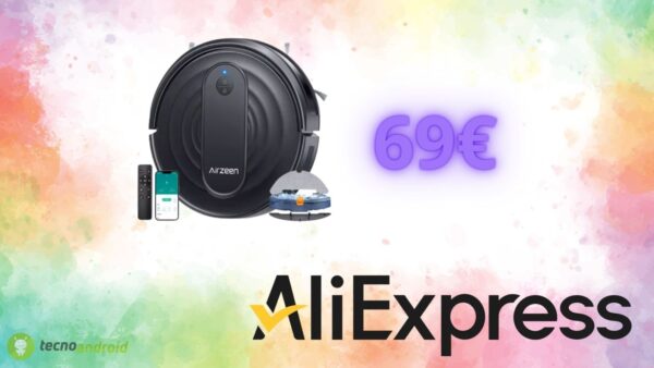 AliExpress da impazzire con il robot aspirapolvere in offerta a 69 euro