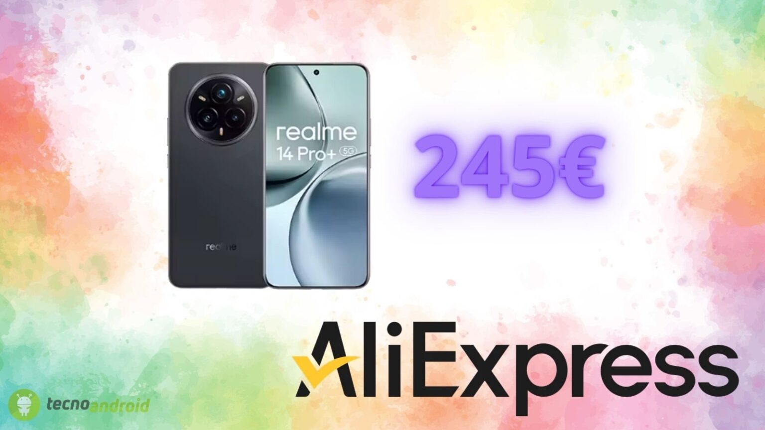 Realme 14 Pro+: offerta su AliExpress con sconto di 296 euro