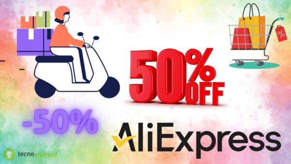 AliExpress, i prezzi calano del 50% oggi: sconti da pazzi