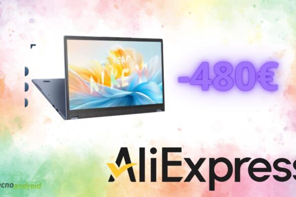 AliExpress fa CROLLARE il prezzo di questo notebook: oltre 480 euro di sconto