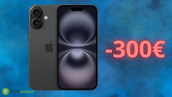Amazon FOLLE con lo sconto di 300 euro su Apple iPhone 16