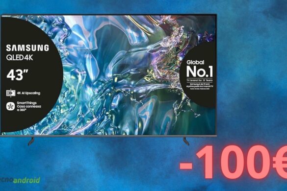 Amazon da URLO con lo sconto di 100 euro sulla smart TV Samsung