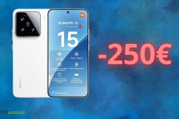Xiaomi 15 è quasi GRATIS su Amazon: costa 250 euro in meno
