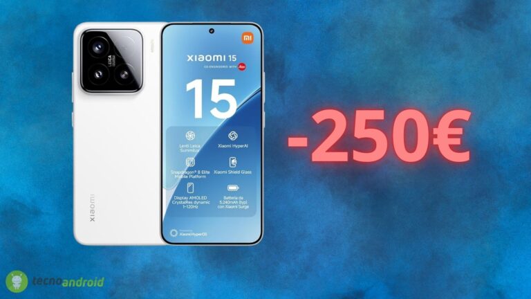 Xiaomi 15 è quasi GRATIS su Amazon: costa 250 euro in meno