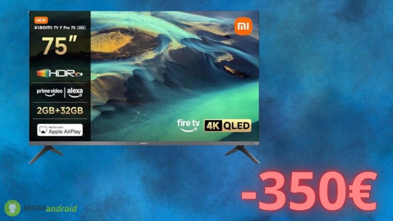 Smart TV Xiaomi a prezzo RIDICOLO su Amazon: costa 350 euro in meno
