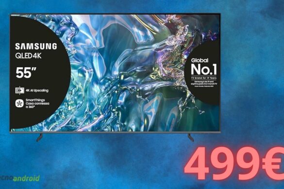 Smart TV Samsung a meno di 500 euro: uno sconto ASSURDO di Amazon