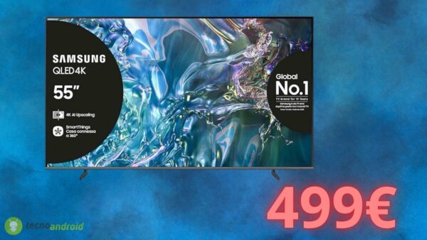 Smart TV Samsung a meno di 500 euro: uno sconto ASSURDO di Amazon