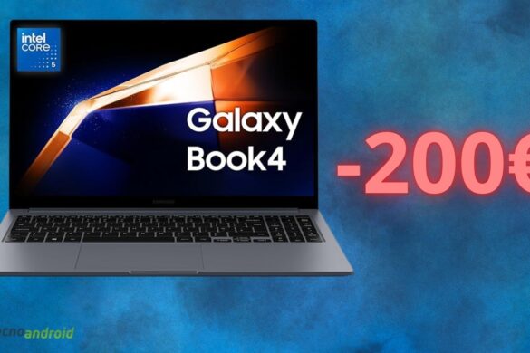 Samsung Galaxy Book4, offerta PAZZA Amazon con questo prezzo