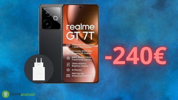 Realme GT 7T costa POCHISSIMO su Amazon: sconto di 240 euro per TUTTI