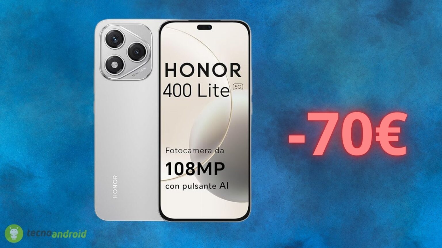 Honor 400 Lite è SUPER SCONTATO su Amazon: il prezzo è ASSURDO
