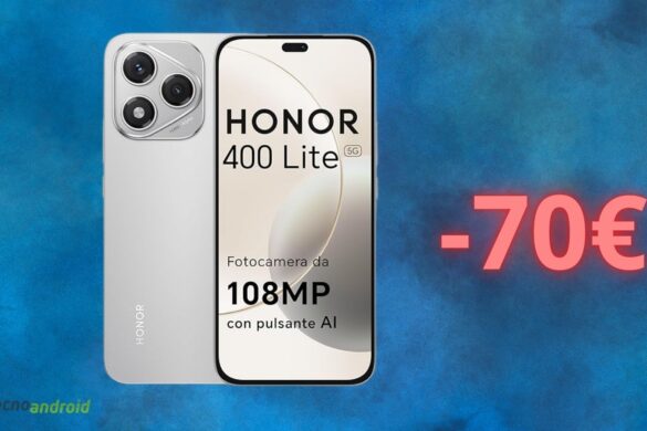 Honor 400 Lite è SUPER SCONTATO su Amazon: il prezzo è ASSURDO