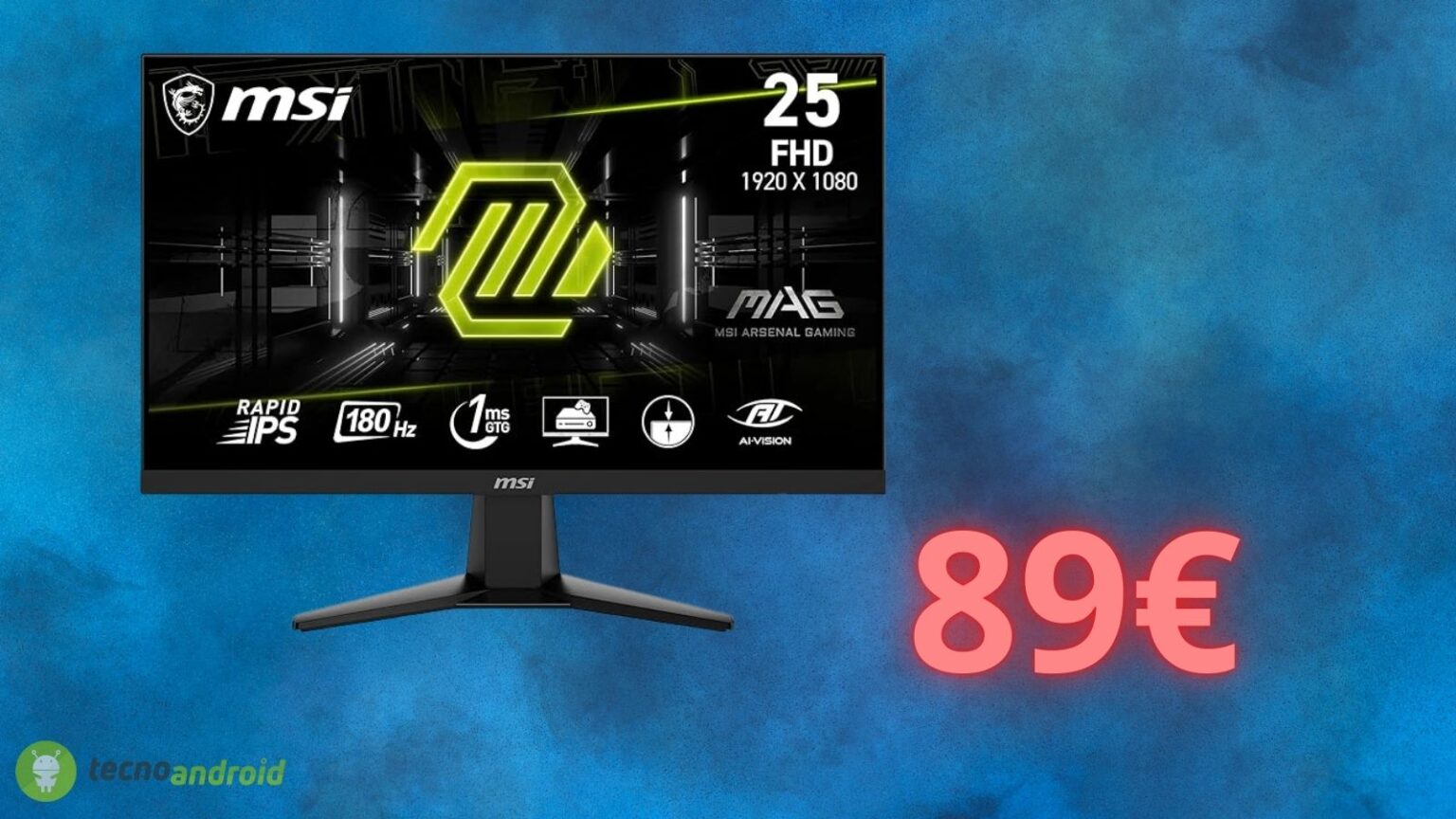 Monitor da gaming MSI in SCONTO FOLLE Amazon: offerta mai vista prima