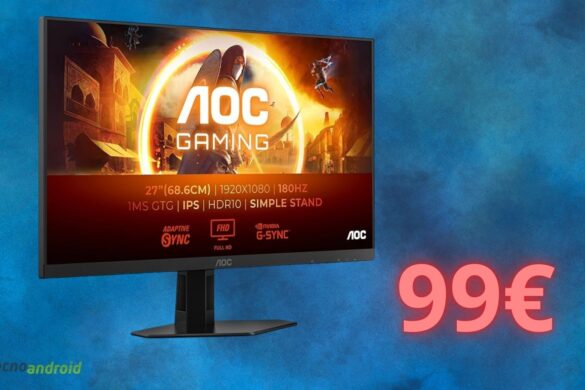Amazon lancia lo sconto FOLLE: monitor da gaming AOC a soli 99 euro