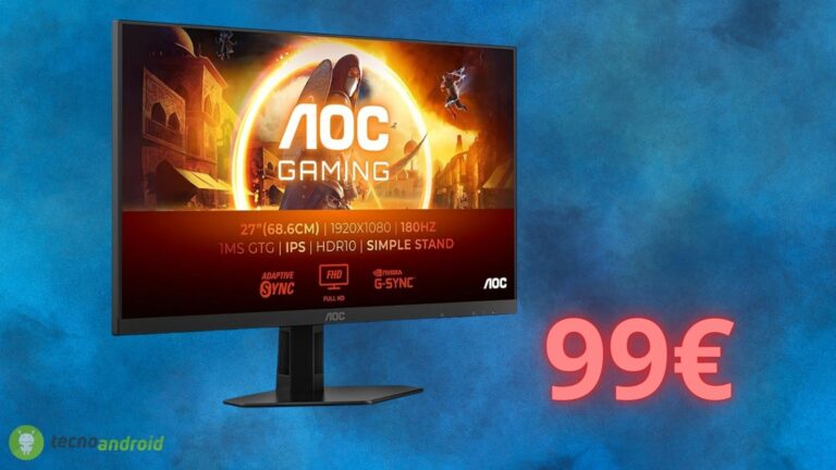 Amazon lancia lo sconto FOLLE: monitor da gaming AOC a soli 99 euro