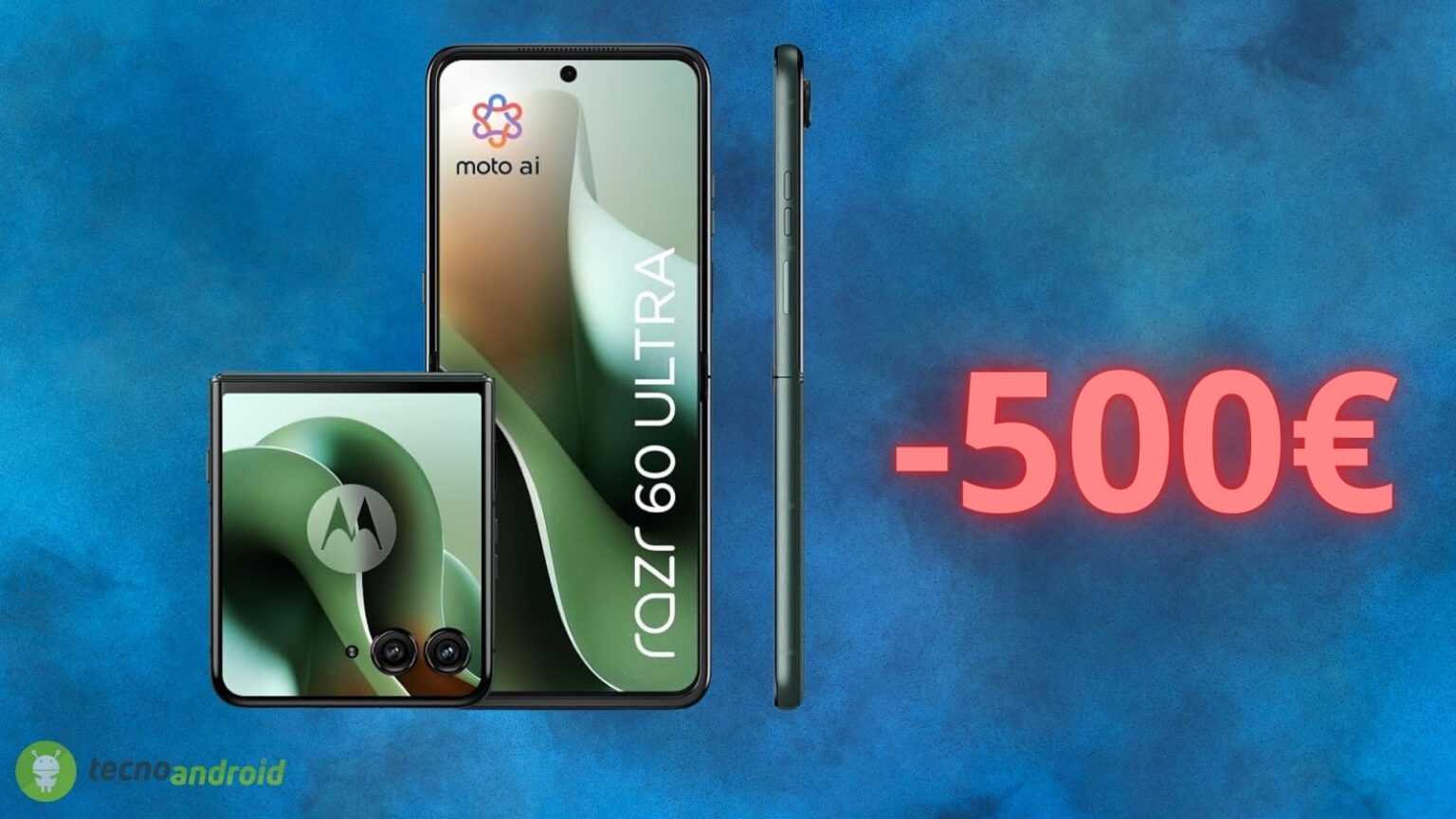 Motorola Razr 60 Ultra: è MINIMO STORICO oggi su Amazon
