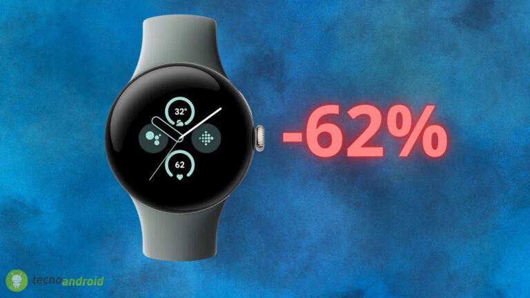 Amazon SHOCK: il Google Pixel Watch 2 è in sconto del 62%