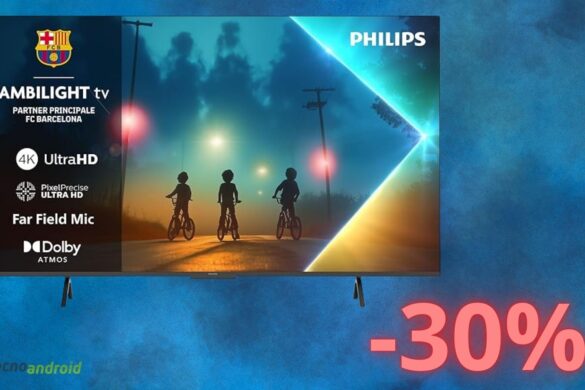 Amazon è ASSURDA: la smart TV Philips è scontata del 30% per poco tempo