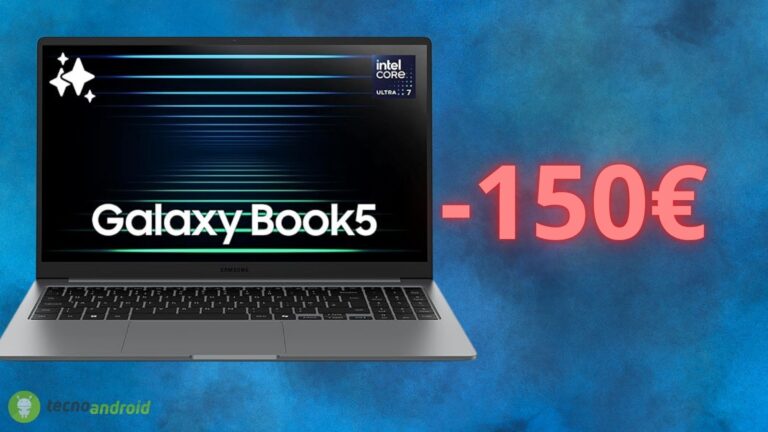 Amazon SHOCK, sconto di 150 euro sul Samsung Galaxy Book5