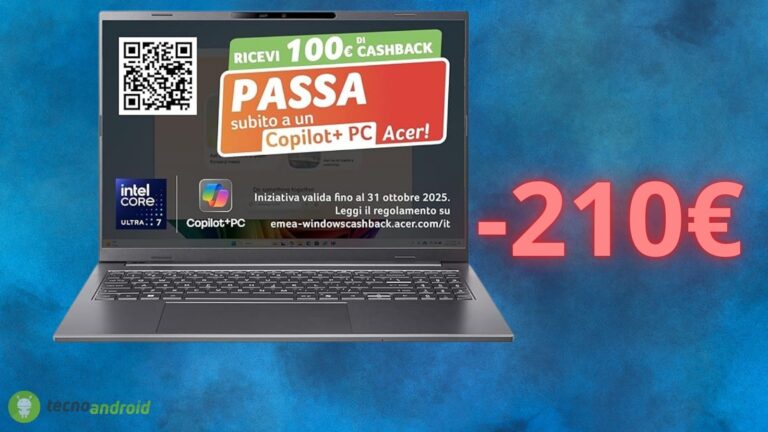 Amazon IMPAZZISCE con lo sconto folle sul notebook Acer Aspire 16