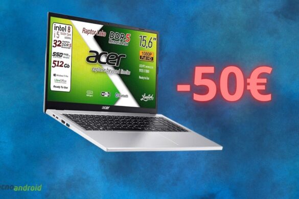 Amazon lancia lo sconto FOLLE sul notebook Acer