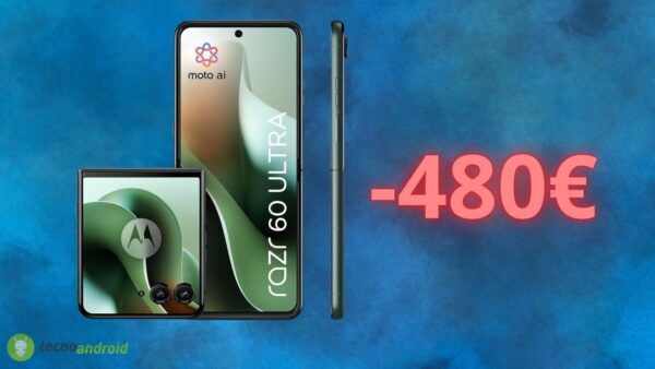 Amazon fa un REGALO a tutti con lo sconto di 480 euro sul Motorola Razr 60 Ultra