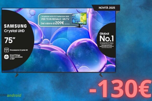 Amazon regala uno SCONTO FOLLE sulla smart TV Samsung