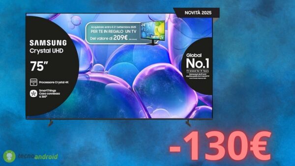 Amazon regala uno SCONTO FOLLE sulla smart TV Samsung