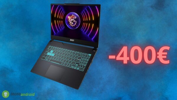 Amazon DEVASTANTE con lo sconto sul notebook gaming MSI