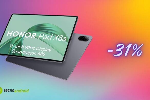 HONOR Pad X8A a prezzo bomba: Amazon offre uno sconto del 31%