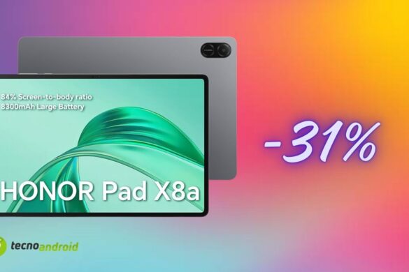 HONOR Pad X8A con uno sconto shock del 30% grazie ad Amazon