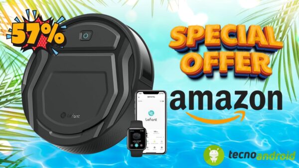 Amazon OFFERTA FOLLE: Robot Aspirapolvere Lefant allo sconto pazzo del 57%