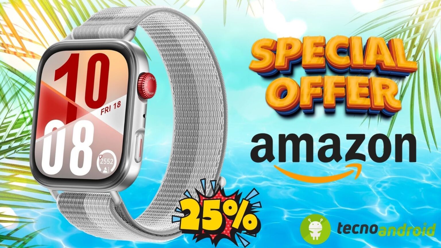 Amazon: HUAWEI WATCH FIT 4 a prezzo pazzesco SUPER RIBASSATO