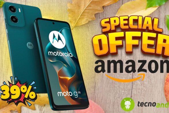 Amazon SUPER PROMO: Motorola moto g05 ora SCONTATO al 39%