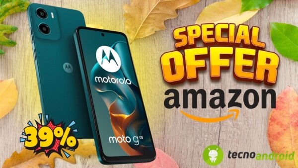 Amazon SUPER PROMO: Motorola moto g05 ora SCONTATO al 39%