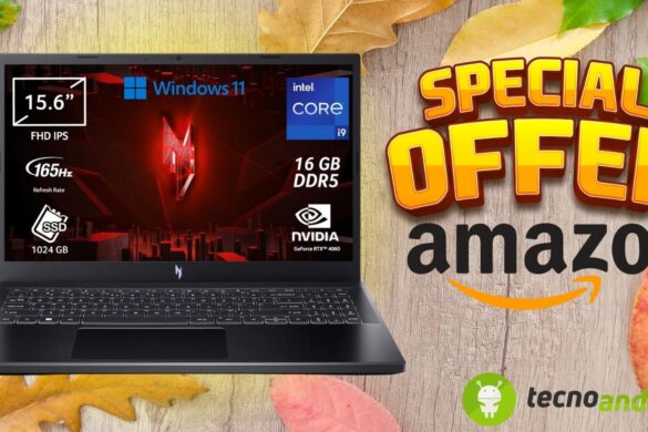 Amazon: Notebook da Gaming acer Nitro V ad un PREZZO SUPER FOLLE