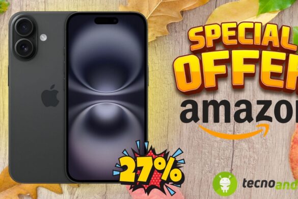 Amazon ECCEZIONALE: iPhone 16 in super promo speciale al 27% di SCONTO