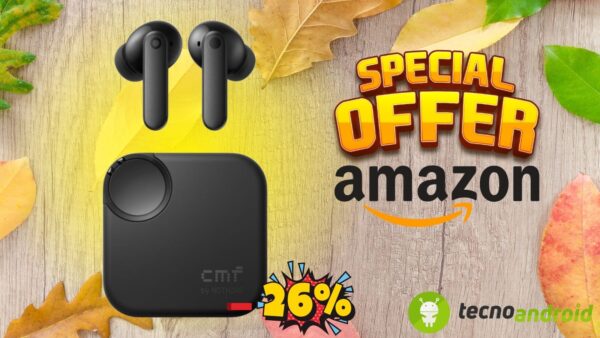 Amazon fa boom: auricolari CMF Buds 2 in offerta ESPLOSIVA al -26% di sconto