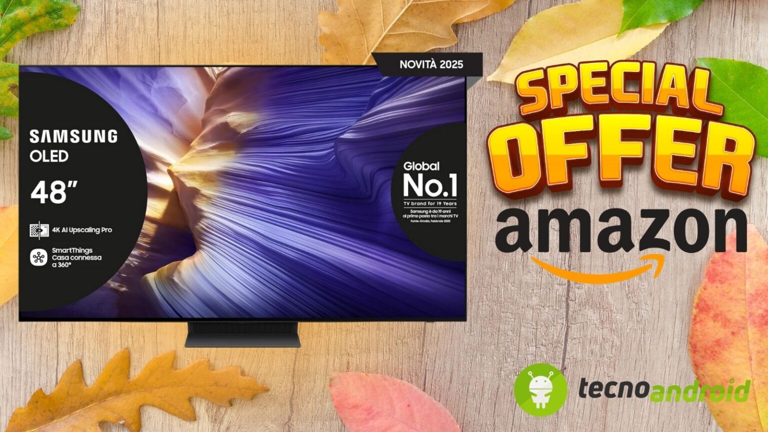 Amazon regala spettacolo: Samsung Smart TV 48" in SUPER promo
