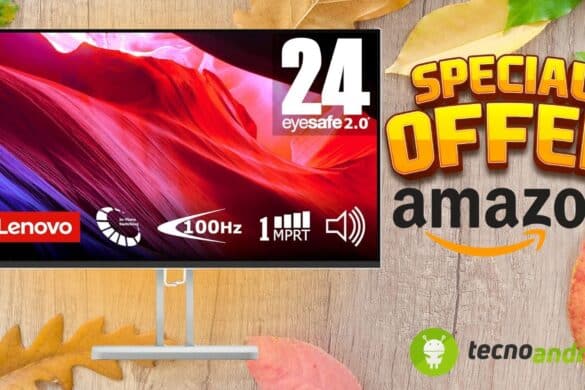 Amazon SPACCA DI BRUTTO: Monitor Lenovo L24i-4A in MEGA offerta