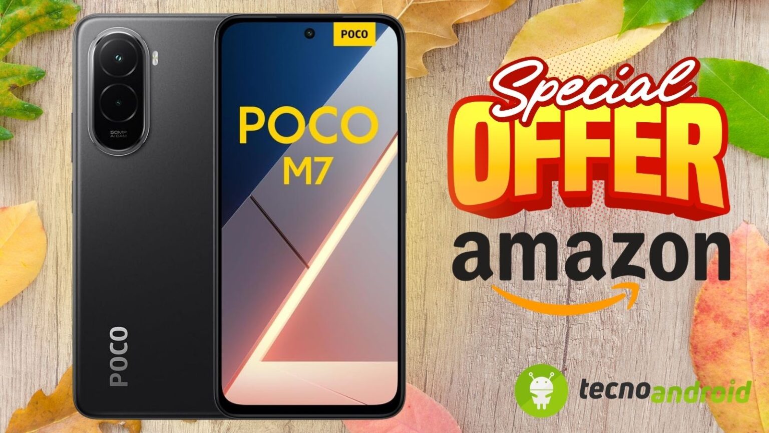 Amazon fa scintille: la PROMO SUPER sul POCO M7 diventa l’offerta del giorno