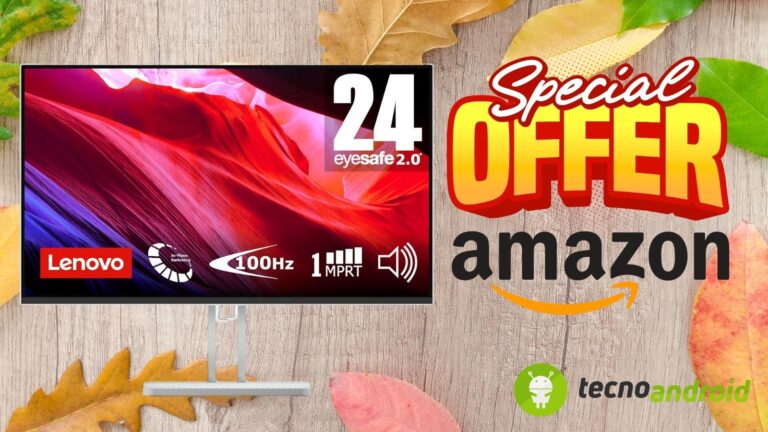 Amazon: Lenovo L24i-4A Monitor 23.8" ad un prezzo EMOZIONANTE