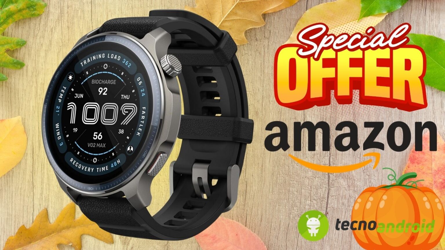 Amazon: l'Amazfit Balance 2 è finalmente ad un COSTO da URLO